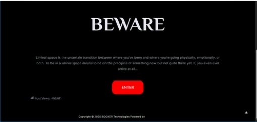 End Of Humanity Website For Sale - Backrooms and Dystopian Content