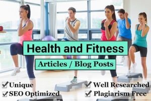 13,000 HEALTH AND FITNESS ARTICLES, **PLUS** (90+ Health and fitness photos) - (FANTASTIC FOR BLOGGERS)
