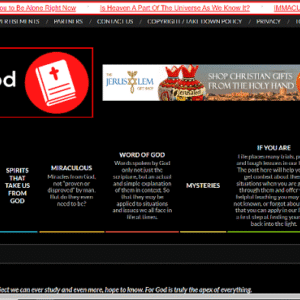 CHRISTIANITY WEBSITE FOR SALE