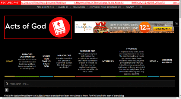 CHRISTIANITY WEBSITE FOR SALE