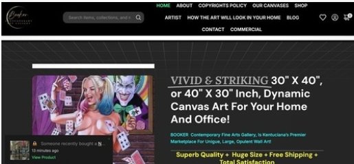 ART GALLERY STORE - (ALL Inventory Included) - Drop shipping