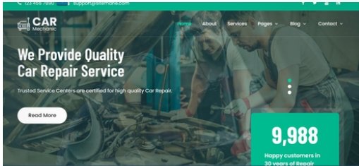 MECHANIC - Website for sale - (For the self-employed)