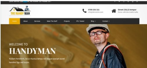 HANDY (MAN OR WOMAN) - Website for sale - (For the self-employed)