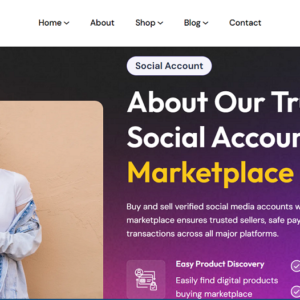 ⭐ Modern Multivendor Marketplace — Sell Social Media Accounts, Domains, Creator Assets... Website For Sale